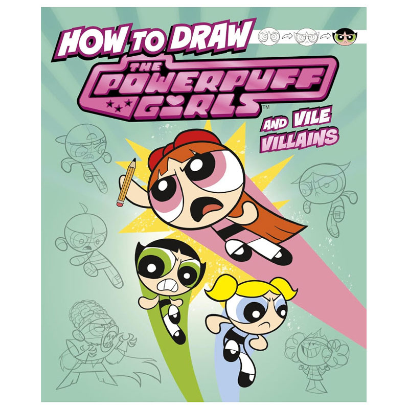 Powerpuff Girls: Vile Villains — Portada, editorial illustration by Melissa Ballesteros