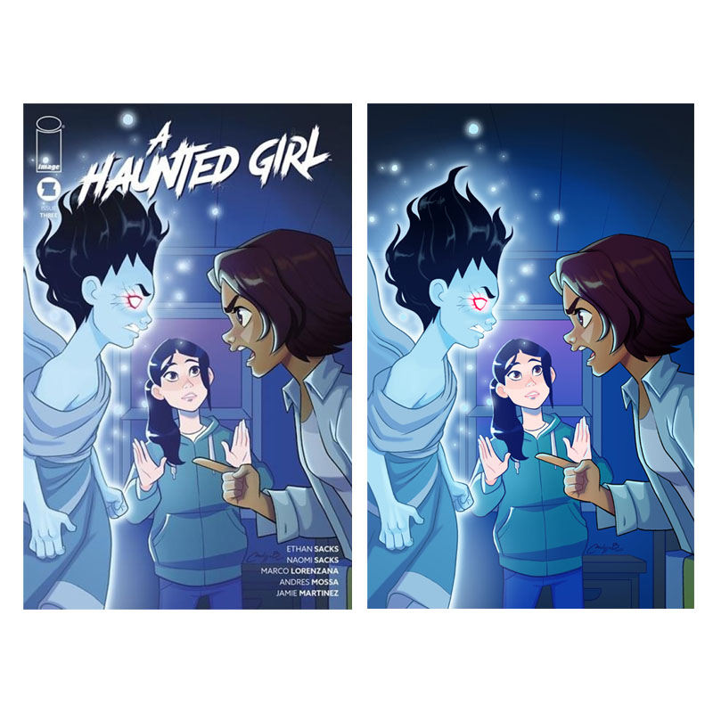 A Haunted Girl — Portada Issue 3