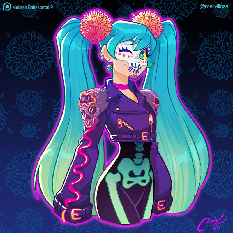 Miku Día de Muertos