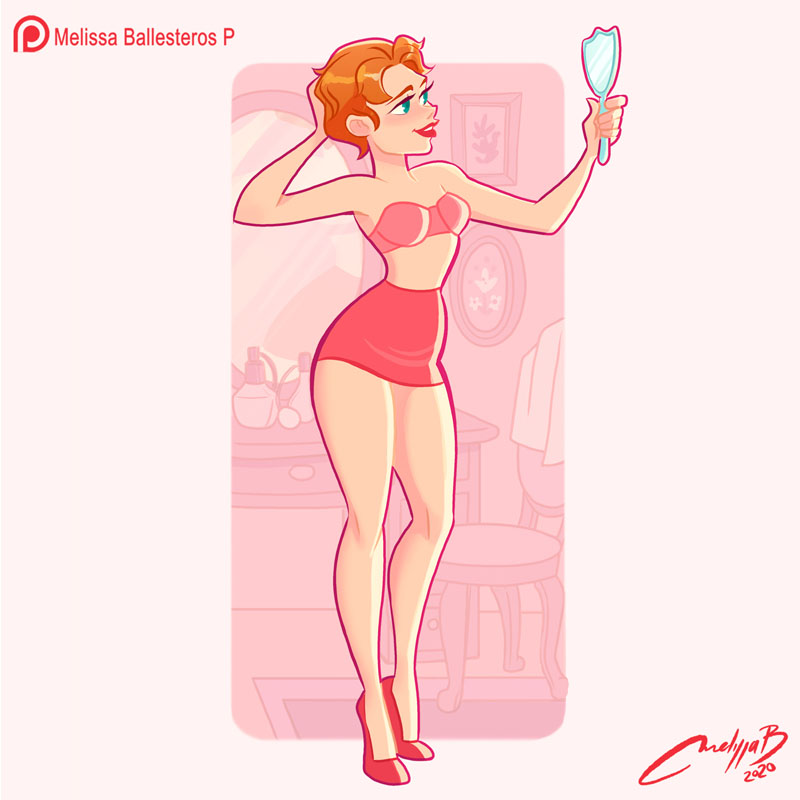Vanity Pin-Up