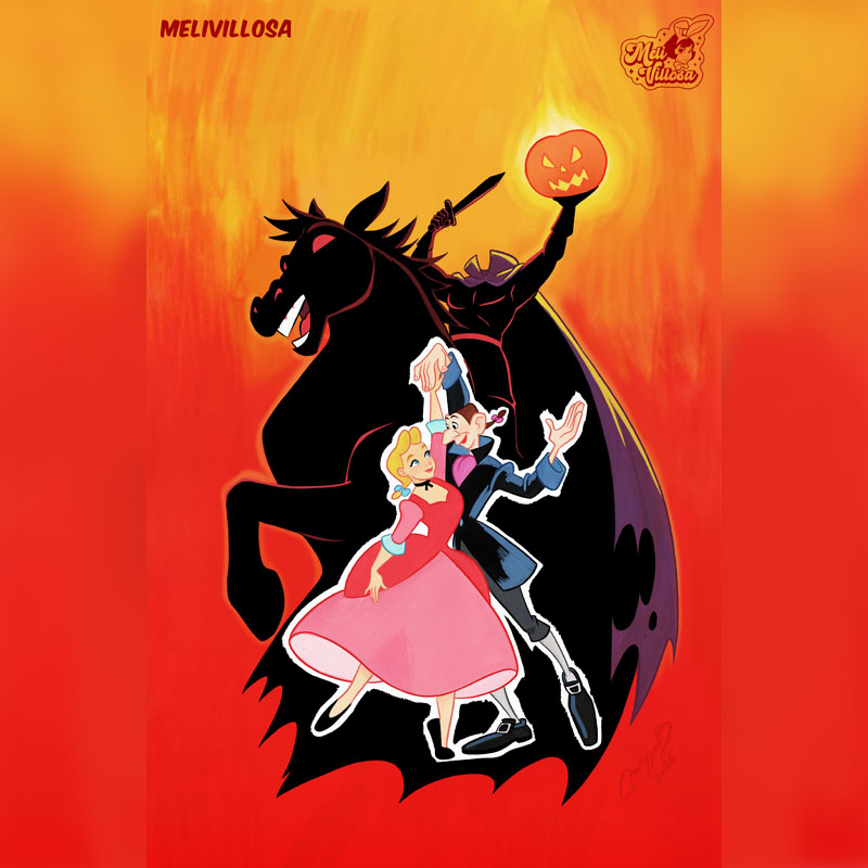 Jinete sin Cabeza, fan art by Melissa Ballesteros