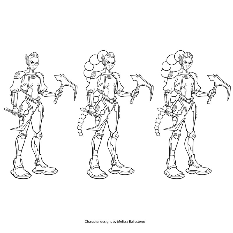 Original character design by Melissa Ballesteros