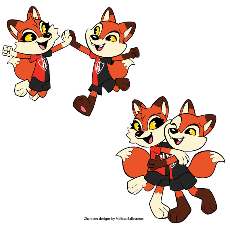 Original character design by Melissa Ballesteros
