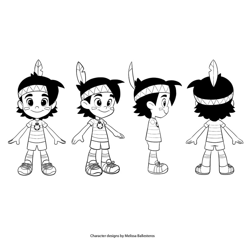 Original character design by Melissa Ballesteros