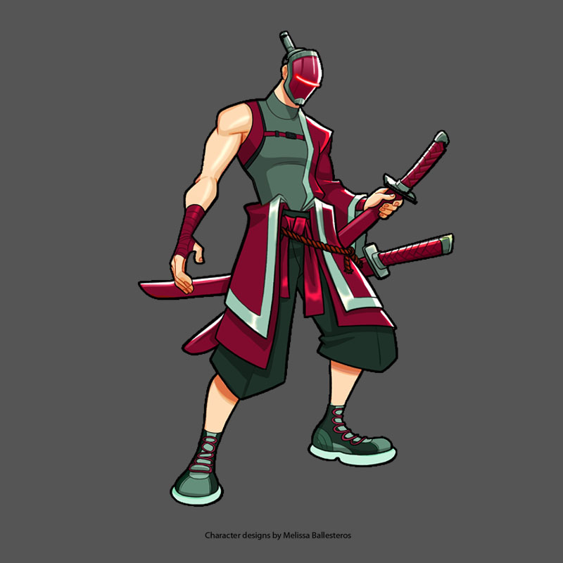 Samurai Enmascarado — Color