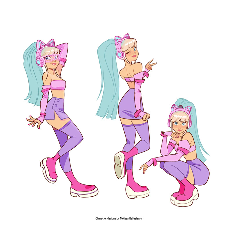 Cat Girl — Poses en Color