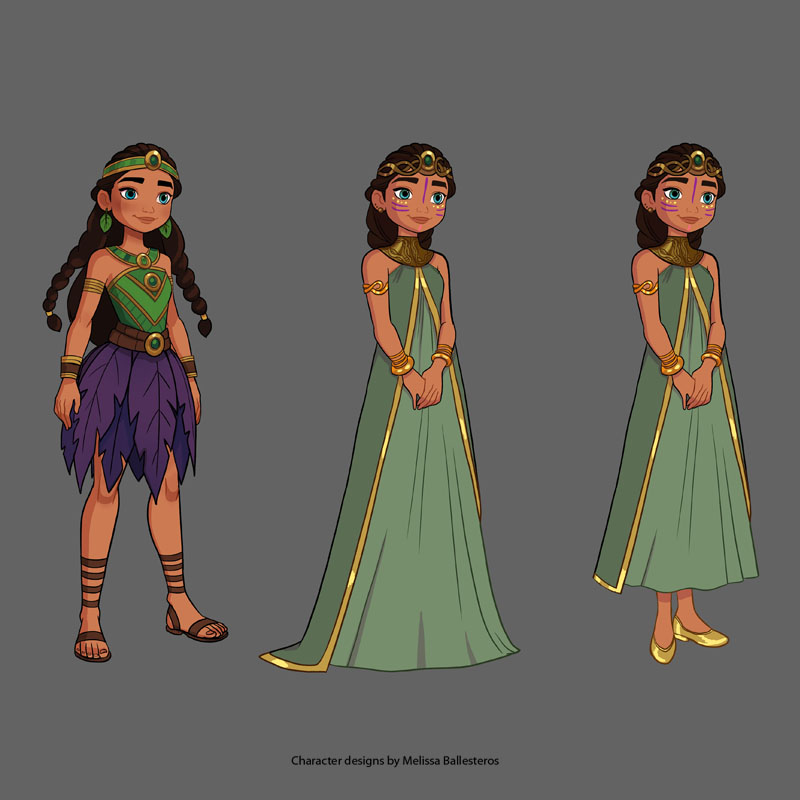 Princesa Indígena — Vestuario Guerrera y Reina