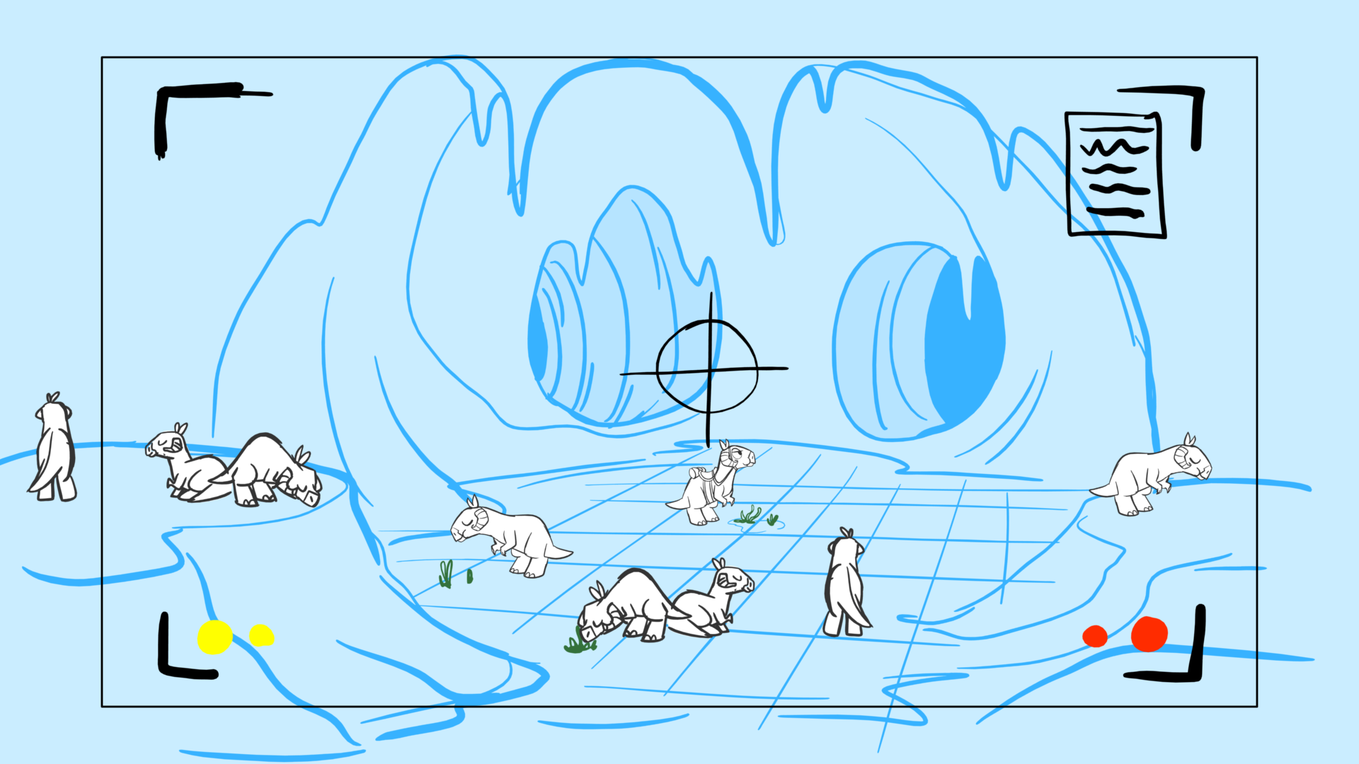 Tauntaun — Escena 11, panel 01, storyboard by Melissa Ballesteros