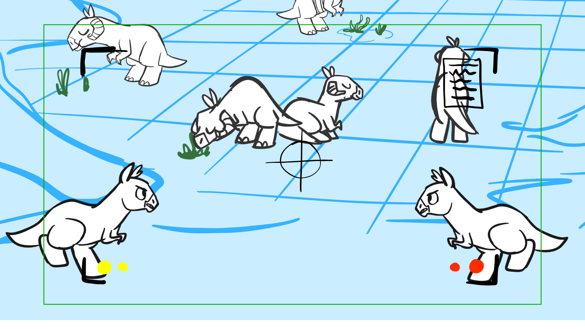 Tauntaun — Escena 11, panel 06, storyboard by Melissa Ballesteros