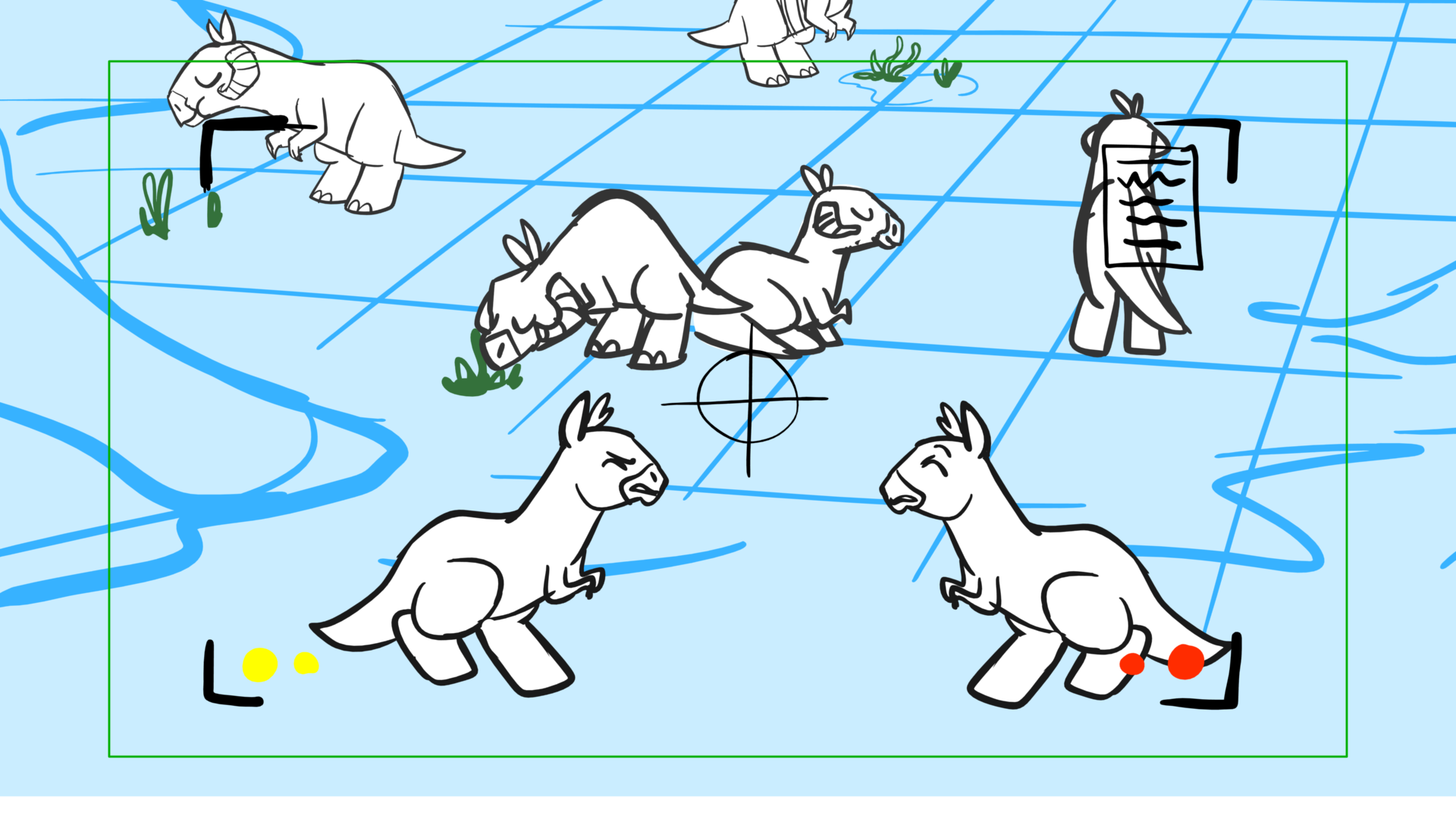 Tauntaun — Escena 11, panel 10, storyboard by Melissa Ballesteros